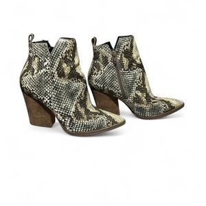 Guess Snakeskin Ankle Booties